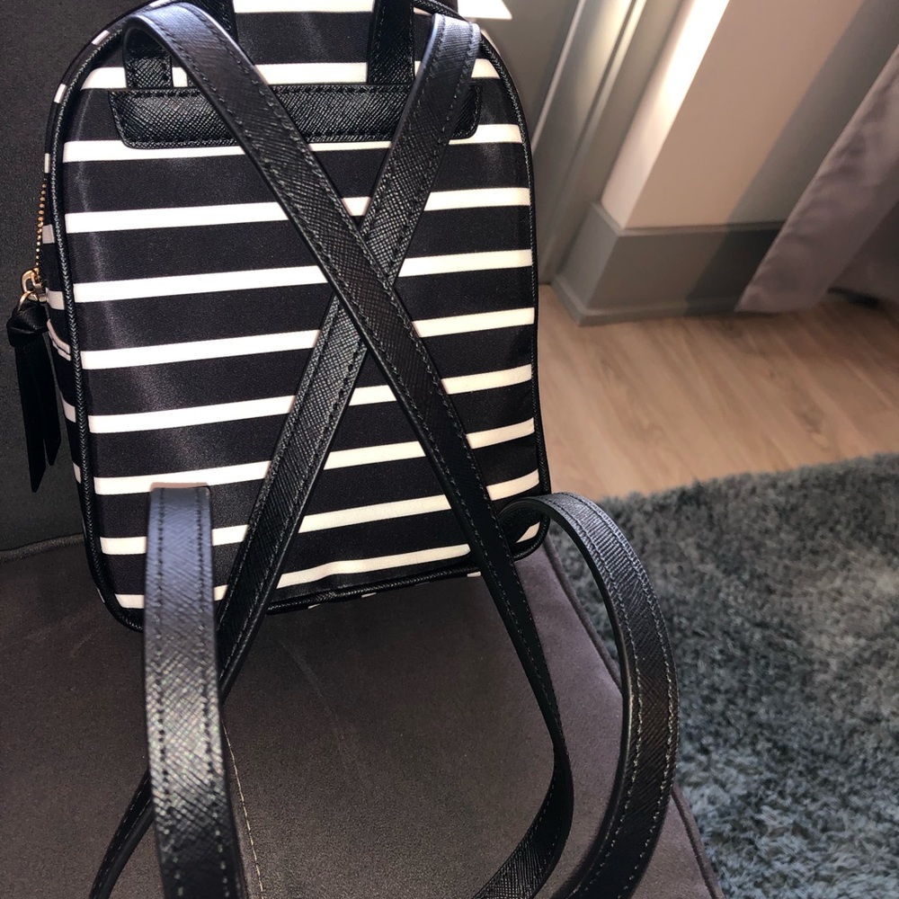 Black and White Mini Backpack NEW NEVER USED